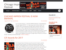 Tablet Screenshot of chicagoimprovfestival.org